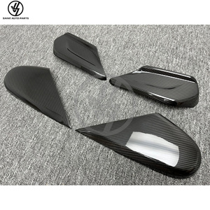 แผงตกแต่งข้างเบาะ คาร์บอนไฟเบอร์แห้ง ชุดแต่งภายในรถยนต์สำหรับ Mercedes-Benz G-Class W464 G63 G500 G580 อุปกรณ์เสริมอะไหล่รถยนต์ - Product Image 2