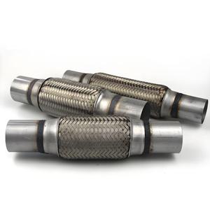 Ống xả mềm bằng thép không gỉ chất lượng cao 2x6x10 inch, dùng được cho nhiều loại xe, kèm ống nối dài - Product Image 4