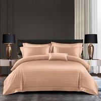 Housse de couette, ensemble de draps de lit d'hôtel 5 étoiles, ensemble de literie, housse de couette blanche, couette, oreiller, linge de lit en coton, personnalisé