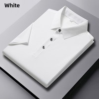 Ice-Feel hommes pour Polo à manches courtes Polyester été affaires revers collé glace soie sans couture en gros vêtements d'été