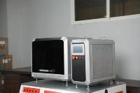 Machine de découpe laser à fibre de bureau 800W 1200W 1000W, découpeuse laser compacte pour métal 400x400mm