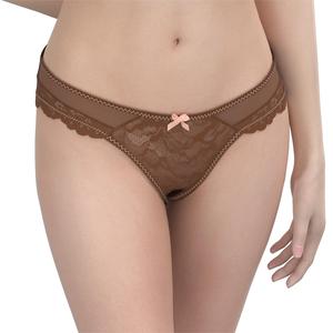 Culotte Femme <span class=keywords><strong>en</strong></span> Dentelle Tricotée à Motifs Floraux, Coupe Haute, Sexy et Romantique, Taille Basse, Confortable, Entrejambe Respirant, <span class=keywords><strong>en</strong></span> <span class=keywords><strong>Nylon</strong></span> Écologique - Product Image 4