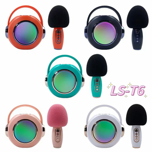 LS-T6 mới có thể sạc lại Loa Karaoke với mic Powered Sub <span class=keywords><strong>Woofer</strong></span> <span class=keywords><strong>Bluetooth</strong></span> Loa tắm với đèn hát bài hát bất cứ nơi nào - Product Image 6
