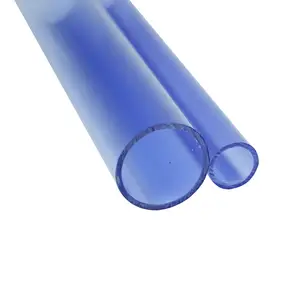 PVC transparent PVC hard pipe 1/2 3/4 domestic water pipe plastic pipe pvc underground water supply plastic tube