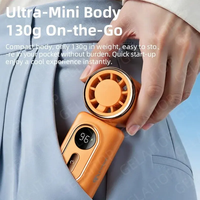 Ventilador de Cuello Sin Aspas FY30, Manos Libres, con Clip para Sombrilla, Rotación de 180 Grados, USB, Eléctrico, Compacto, Mini, para Hogar y Exteriores