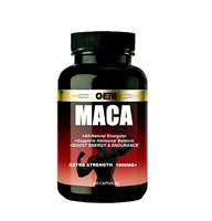 Capsules d'énergie Maca Man Power pour hommes adultes Ashwagandha & Ginseng Complément alimentaire naturel 60 capsules