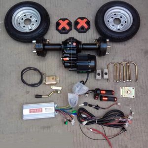Kit de motor diferencial de eje trasero para triciclo eléctrico, 48V, 1200w, 40 km/h de longitud, 90cm - Product Image 2