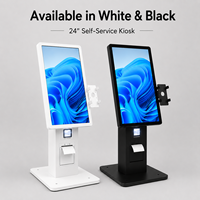 Quiosco de Pago Autoservicio con Pantalla Táctil de 15.6 a 32 Pulgadas, Terminal de Impresión Automática, Sistema POS, Escáner NFC y QR para Restaurantes y Comercios