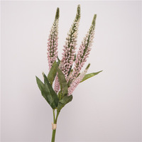 Bouquet de sauge artificielle européenne en gros, design doux, fleurs réalistes pour la décoration intérieure, la table et les mariages