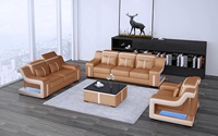 Ensemble de canapés, meubles, salon moderne, canapé modulaire en cuir