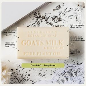 Jabón Botánico de Leche de Cabra OEM ODM en Barra de 187g, Etiqueta Privada Personalizada, 12 Opciones de Fragancia, a Base de Plantas - Product Image 4