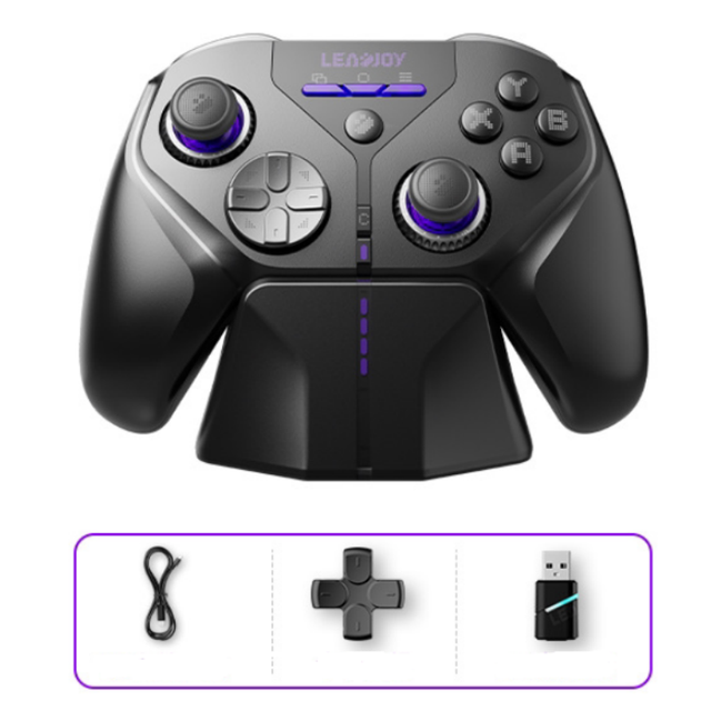 Wireless Gamepad with TMR Joystick Low Latency Vibration Controller for Nintendo Switch 2 for PS4 NS2 IOS Android PC