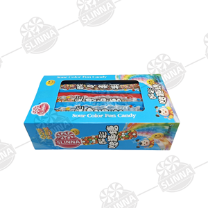 Caramelle Gommose Halal Colorate e Divertenti a Bastoncino Lungo, Mini <span class=keywords><strong>Perle</strong></span> Arcobaleno Rivestite, Snack Novità per Bambini in Confezione - Product Image 5