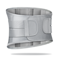 Ceinture de soutien lombaire respirante pour hommes et femmes, attelle abdominale de rééducation avec plaque en acier, application médicale