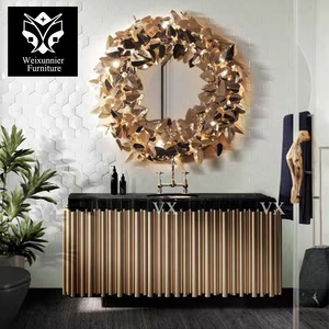 <span class=keywords><strong>Mueble</strong></span> <span class=keywords><strong>de</strong></span> baño <span class=keywords><strong>de</strong></span> <span class=keywords><strong>lavabo</strong></span> doble <span class=keywords><strong>de</strong></span> lujo <span class=keywords><strong>de</strong></span> gama alta con mostrador <span class=keywords><strong>de</strong></span> acero inoxidable y mármol <span class=keywords><strong>Lavabo</strong></span> <span class=keywords><strong>de</strong></span> alta estética <span class=keywords><strong>de</strong></span> diseño moderno - Product Image 2