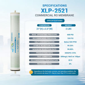 Factory Supply High Rejection 2.5inch XLP-2521 BW-2521-UES Reverse Osmosis Membrane for Water Filter System 1 Year 100L/Hour - Product Image 3