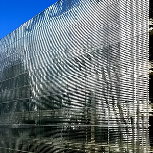 Panneaux de mur-rideau en aluminium à motifs décoratifs, revêtement poudré anti-corrosion pour l'extérieur des bâtiments - Product Image 5