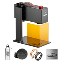 Mini machine de marquage laser à fibre S6 de bureau 100x100mm, graveur laser pour plastique, acrylique, petites entreprises et ateliers DIY