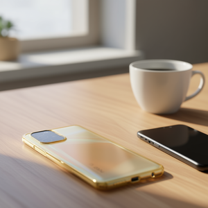 Cover Posteriore Dorata per Poco F3 5G, Custodia Protettiva per Telefono - Product Image 2