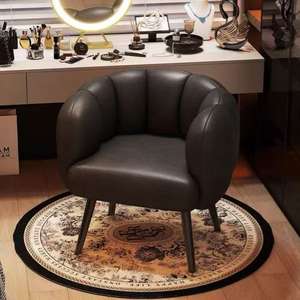 Fauteuil de Manucure Simple de Luxe Chaise Confortable pour la Maison Moderne Chambre à Coucher Tabouret de Coiffeuse Léger Chaise d'Ordinateur Sédentaire de Loisirs - Product Image 3