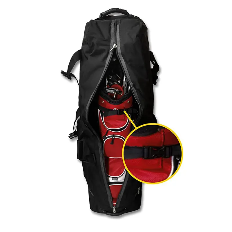 Hot Selling Golf Cart Bag Holder Golf Tour Club Bag Vessel Golf Bag Travel Cover With Wheels