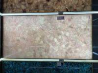 Guérison Rose Cristal Rose Quartz Agate Pierre Précieuse Dalle Onyx Marbre Poli Naturel Rétro-Éclairé pour Designer Décor À La Maison Comptoirs