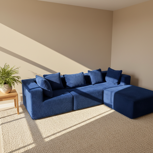Sofá Modular de Terciopelo de Lujo al por Mayor, Conjunto de Sofás Multifuncional para Sala de Estar, Sofá Cama Grande Comprimido, Sofá Seccional Convertible - Product Image 5