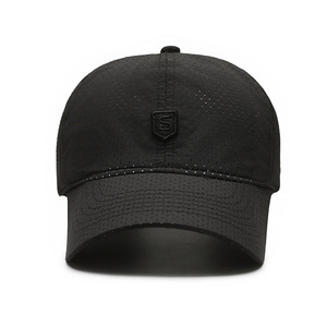 Quick-Drying Breathable Mesh Baseball Cap For Men Outdoor Sports Hiking Sun Protection Black - Product Image 1