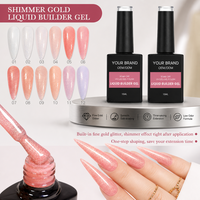 Gel BIAB 36 couleurs sans HEMA, sans TPO, auto-nivelant, sans chaleur, fortifiant, gel dur pour construction d'ongles, végétalien, marque privée