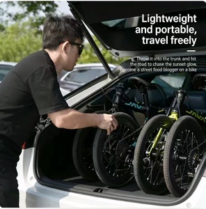 <span class=keywords><strong>Bicicleta</strong></span> Ligera Plegable <span class=keywords><strong>de</strong></span> Aleación <span class=keywords><strong>de</strong></span> Aluminio <span class=keywords><strong>de</strong></span> 16 Pulgadas <span class=keywords><strong>con</strong></span> Frenos <span class=keywords><strong>de</strong></span> Disco, <span class=keywords><strong>Bicicleta</strong></span> Compacta <span class=keywords><strong>de</strong></span> 7 Velocidades para Adultos, para Desplazamientos Diarios Urbanos - Product Image 3