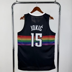 Vente en gros de vêtements pour hommes Denver Nugget # 15 Nikola Jokic # 27 Jamal Murray # Maillot de basket-ball 32 <span class=keywords><strong>Aaron</strong></span> Gordon - Product Image 1