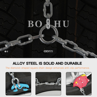 Cadenas para Nieve BOHU Serie M9 de Alta Calidad, Certificadas por TUV y GS, Protección para Neumáticos de 4x4, SUV y Tractores, Antideslizantes