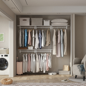 Diy <strong>Wardrobe</strong> <strong>Inserts</strong> Inside <strong>Wardrobe</strong> Storage Closet Storage - Product Image 4
