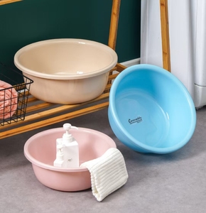Bassine d'<span class=keywords><strong>Eau</strong></span> Épaissie Transparente Multifonction Durable Antidérapante Pratique pour Douche et Lessive Facile à Nettoyer en Plastique - Product Image 5