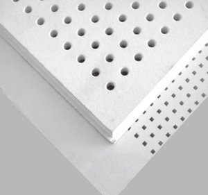 Dalles de <span class=keywords><strong>plafond</strong></span> en plâtre <span class=keywords><strong>pour</strong></span> usine 600x600mm, panneaux acoustiques insonorisants, plaque perforée 2x2, plaque de plâtre suspendue - Product Image 6