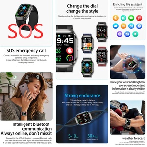 Amoled Bt Gọi NFC Reloj Inteligente S17 Máy Bơm Không Khí Chính Xác Huyết Áp Smartwatch ECG Theo Dõi Sức Khỏe Thông Minh Đồng Hồ S17 - Product Image 6