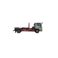 Camion à ordures hydraulique à bras articulé JMC 5cbm |   Camion de collecte des déchets à conteneurs amovibles pour l'assainissement municipal