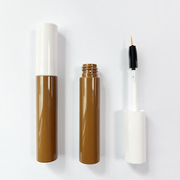 Emballage de tube cosmétique écologique personnalisé en usine, 2-en-1, pour eyeliner, sourcils et liquide stimulant la croissance des cils, 8 ml, avec bouchon à vis en aluminium