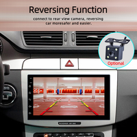 Stereo Mobil Multimedia Universal, Tautan Telepon Wifi Layar Sentuh 1 Din 7 Inci Radio Mobil Android
