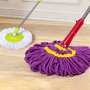 Serpillère torsadée en microfibre avec manche <span class=keywords><strong>télescopique</strong></span> en acier inoxydable, vente en gros directe d'usine, pour le nettoyage domestique et les supermarchés - Product Image 2