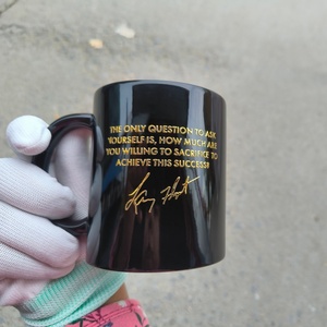 Tazza in Porcellana Personalizzabile con Foglia d'Oro - 350ml, Tazza da Caffè Classica con Citazione Motivazionale per Uso Personale e Regali Aziendali - Product Image 2