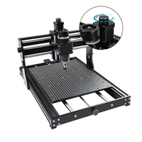 Mini Router CNC de 500W 4030 Pro, Máquina de Grabado Láser, Área de Trabajo 400*300mm, Fresadora de Husillo para Metal y Aluminio