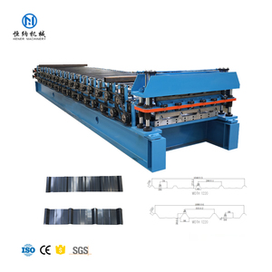 Petit pain trapézoïdal automatique de haute qualité de double couche de feuille de toiture formant la <span class=keywords><strong>machine</strong></span> pour la <span class=keywords><strong>machine</strong></span> de matériau de construction - Product Image 1