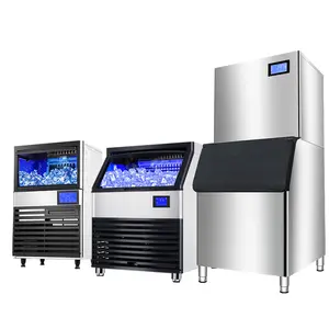The intelligent and efficient ice machine with customized capacity and power can be sterilized with one button