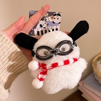 Porte-clés lapin en peluche mignon, doux et moelleux, avec accessoires : lunettes de soleil, nœud, fleur, crochet, style personnalisé disponible