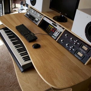 Özelleştirilmiş taşınabilir ev müzik kayıt stüdyosu masa standı ayarlanabilir ofis mobilyası ses üreticileri için OEM mevcut - Product Image 3