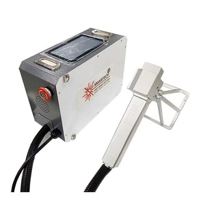 Máy đánh dấu làm sạch bằng sợi quang liên tục 2 trong 1 điều kiện mới để loại bỏ và làm gỉ kim loại - Product Image 4