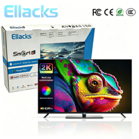 TV Digital LED 32 Inch Kecerahan Tinggi Premium Pabrik Grosir DVB-T2 ATV DTV 2K HD USB Tersedia SKD CKD