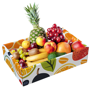 Logotipo de impresión personalizado, papel corrugado para frutas de diferentes tamaños, caja de embalaje para frutas y verduras, caja de cartón corrugado de <span class=keywords><strong>5</strong></span> capas para frutas - Product Image 1