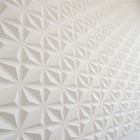 Nouvelle annonce Salon Ménage Mur Revêtement Matériaux 3D Fleur PVC Revêtement Panneau